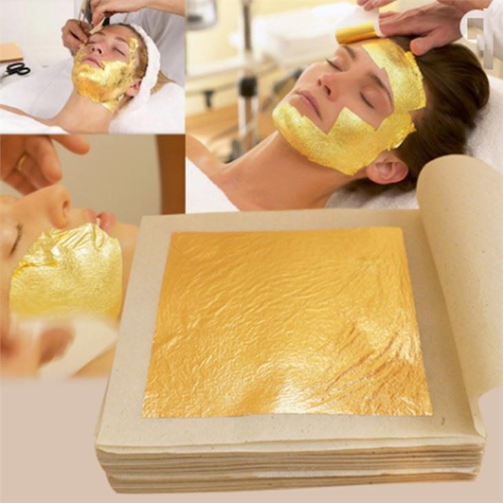 gold leaf sheet for skincare