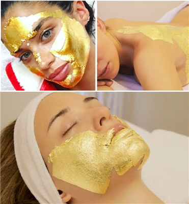 Kertas Daun Emas, Ia Adalah Produk Yang Baik Untuk Penjagaan Kulit, Projek Hi...