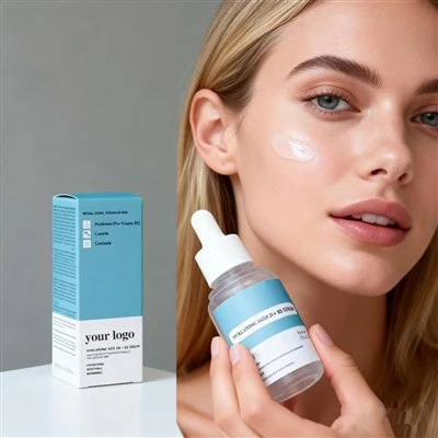 Mencerahkan Vitamin B5 Asid Hyaluronic Serum Muka